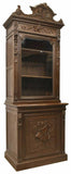 Antique Cabinet, Large French Henri II Style Carved Oak, 1800s, Handsome!! - Old Europe Antique Home Furnishings