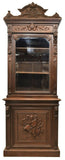 Antique Cabinet, Large French Henri II Style Carved Oak, 1800s, Handsome!! - Old Europe Antique Home Furnishings