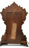 Clock, Kitchen, American, Late 19th/ 20th C., In a "Gingerbread" Case, Charming! - Old Europe Antique Home Furnishings