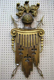 Plaque, Coat of Arms, Wall, Crest, Wooden, Castle Decor! Great Man Cave Piece! - Old Europe Antique Home Furnishings