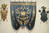 Plaque, Coat of Arms, Wall, Crest, Wooden, Castle Decor! Great Man Cave Piece! - Old Europe Antique Home Furnishings