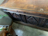 Chest, Coffer, French Provincial Carved Walnut, Early 19th C., 1800s, Gorgeous!! - Old Europe Antique Home Furnishings