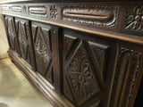 Chest, Coffer, French Provincial Carved Walnut, Early 19th C., 1800s, Gorgeous!! - Old Europe Antique Home Furnishings