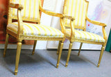 Chairs, Gold Leaf Vintage / Antique Pair of Louis XV Style, Gorgeous Pair! - Old Europe Antique Home Furnishings