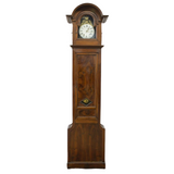 Antique Grandfather Clock, Standing French Walnut, Long Case, 1800s, Gorgeous! - Old Europe Antique Home Furnishings