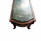 Table, Coffee, Empire Style Green Marble Top, With Ormolu, Gorgeous, Vintage!! - Old Europe Antique Home Furnishings