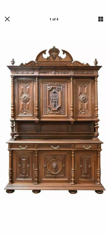 Henri II cabinet - Old Europe Antique Home Furnishings