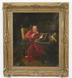 Antique Portrait of a Cardinal, Attr. Jehan Georges Vibert Oil on Canvas, 19th Century, Handsome!!! - Old Europe Antique Home Furnishings