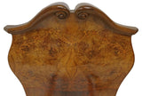 Beds, Italian Louis XV Style Burled Walnut, Scrolled Marquetry, Pair, 2, 1900s - Old Europe Antique Home Furnishings