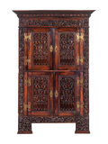 Antique Cabinet, French, Carved Walnut, Storage, Early 1800s, Exquisite! - Old Europe Antique Home Furnishings