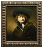 Painting, Signed, Self-portrait, Oil, As a Young Man, After Rembrandt!! - Old Europe Antique Home Furnishings
