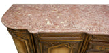 Sideboard, Louis XV Style, Marble Top, Fruitwood, Early 1900s, Gorgeous Piece! - Old Europe Antique Home Furnishings