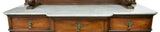 Antique Sideboard, French Louis Philippe, Mahogany, Marble Top, 1800s, Gorgeous! - Old Europe Antique Home Furnishings