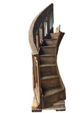 Stairs, Altar, French Gothic Revival Oak, Vintage / Antique, Late 19th C! - Old Europe Antique Home Furnishings