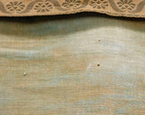 Romantic Antique Wall Tapestry, 18th C., ( 1700s ) American Hand Painted Wall Tapestry - Old Europe Antique Home Furnishings
