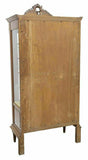 Antique Vitrine, French Louis XVI Style Glazed Walnut, Early 1900s, Gorgeous!! - Old Europe Antique Home Furnishings