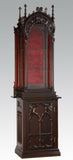 Antique Gothic Vitrine, Revival Walnut, 19th Century, 1800s, Gorgeous PIece!! - Old Europe Antique Home Furnishings