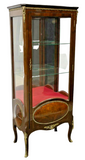 Vitrine, Ormolu, Display, Louis XV Style Gilt Metal Mounted Glazed, Vintage!! - Old Europe Antique Home Furnishings